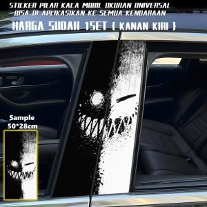 HD Car Center Column Decorative Sticker Window B Column Protective Film Personalized Custom Modification Painted 101