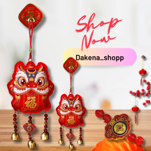 Gantungan Imlek DAKENA Chinese New Year Dekorasi Hiasan - Dancing Lion Liontin bentuk Singa Menari