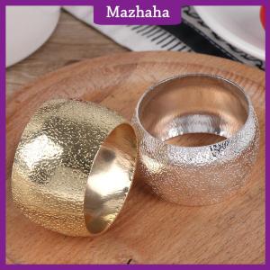 Mazhaha Napkin Rings Wedding Party Hotel Serviette Buckle Napkin Holder Table Decor