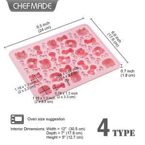 CHEFMADE Hello Kitty Silicone Chocolate Mould Baking Pudding Jelly Ice Cube Mold KT7050