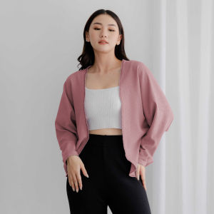 LUX MISAKI atasan wanita | outer wanita | oversized crop cardigan | jaket wanita | sweater wanita