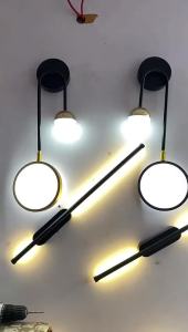SXH Long strip wall lamp bedroom bedside lamp living room wall lamp light luxury design 2024 New minimalist wall lamps for background wall decoration
