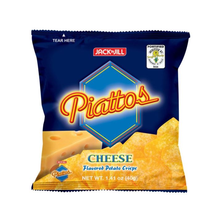 Piattos Cheese Flavored Potato Crisps 38g - 3 packs | Lazada PH