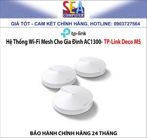 Bộ phát Wi-Fi Mesh cho Gia đình AC1300 - TP-Link Deco M5