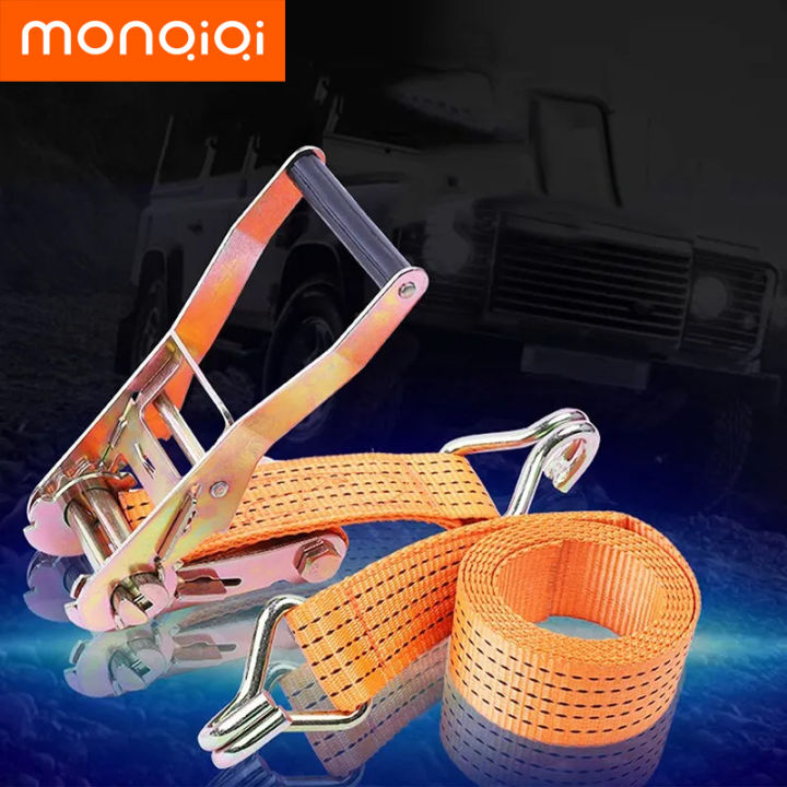 Monqiqi 10 Ton Tali Kecepatan Ratchet Tie Down 4 cm x 6M/8M/10M 5CMx 6M ...