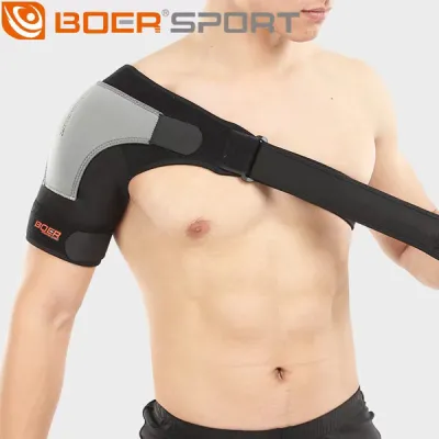 Boer sports shoulder protector adjustable bandage protective shoulder protector shoulder protector for pain around strained shoulder