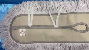 อะไหร่ม็อบดันฝุ่น ผ้าถูพื้น รีฟิลม็อบดันฝุ่น ตราOK ขนาด 30 นิ้ว(76*15ซม.) ด้ายสีขาว ราคาถูก สินค้าพร้อมส่ง