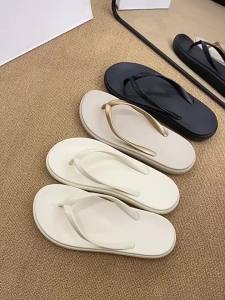 New Versatile Beach Flip-Flops For Women EVA WomenS Fashion Outdoor Slippers With Thick Soles Non-Slip And Simple Design