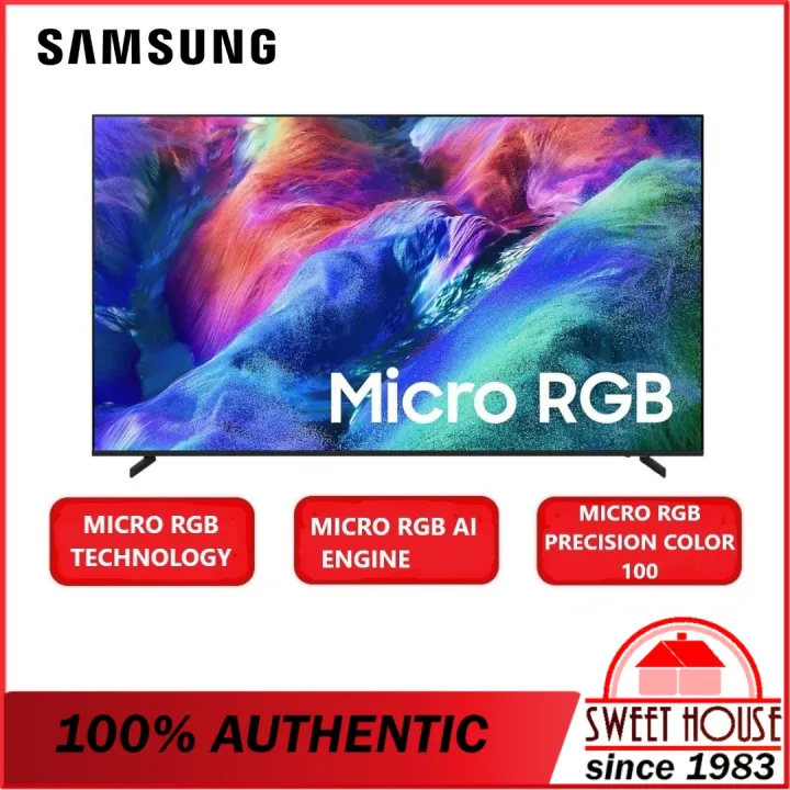SAMSUNG 65" 75" 85" Micro RGB R85H 4K AI SMART TV MRA65R85HAKXXM / MRA75R85HAKXXM / MRA85R85HAKXXM / 144 Hz VRR