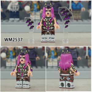 JOJO Anime Enrico Pucci Jolyne Cujoh Kujo Jotaro Emporio Alnino Narciso Anasui Building Blocks Toys