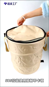 Ngoài trời có thể gập lại thùng rác di động cắm trại Thùng rác Thùng rác có thể container sân vườn Túi đựng rác tiện lợi Vòng xô