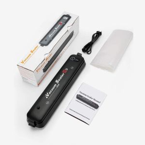 Vacuum Sealer Machine for Food Preservation with 15 Pcs Saver Bags Automatic Vacuum Sealing Portable 14.5 x 3 x 1.9 In
