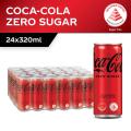 Coca-Cola Zero Sugar (24 X 320ML) - Case [Packaging May Vary]. 
