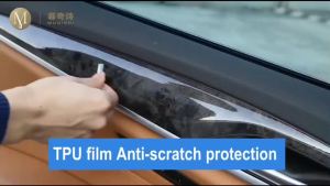 For Jaecoo Omoda C9 2024-2025 Car Interior Center Console Transparent/Matte TPU Film PPF Anti-scratch Repair Film Refit