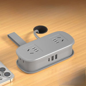Extension Cord with USB Ports Type C 4 Gang Portable Power Strip for Travel