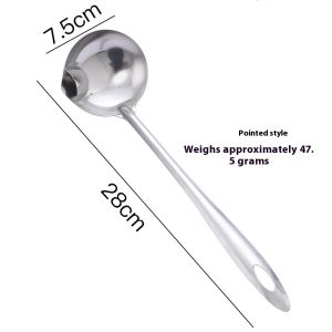 MOLES丨ทัพพีแยกน้ำมันสแตนเลสสตีลสำหรับห้องครัวในบ้านดีไซน์ให้มีด้ามยาว