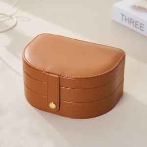 PU Leather Travel Jewellery BoxJewellery Organiser for Rings Necklaces BraceletsEarring