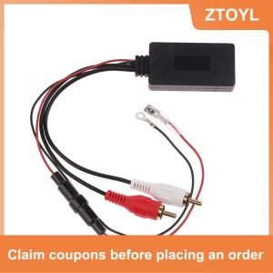 【ZTOYL】 5-12V xe không dây Bluetooth Receiver mô-đun Bluetooth 5.0 âm nhạc Stereo âm thanh Cáp Adapter 2RCA nối âm nhạc AUX Adapter