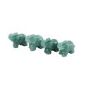 DSFVE Lucky Green Collection Figurine Aventurine Carved Elephant ...
