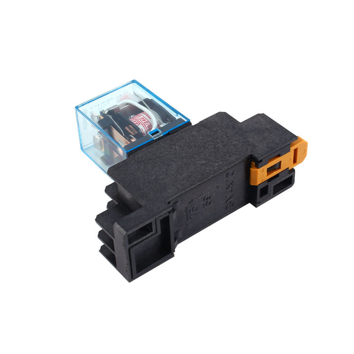 10A 220V AC DPDT Power Relay With Socket Base - LY2NJ / HH62P / HHC68A-2Z Compatible