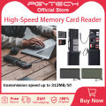 PGYTECH เครื่องอ่านการ์ด SD/TF/CF การ์ด usb3.2 ความเร็วสูง multi-function all-in-one CFexpressType A/B เครื่องอ่านการ์ด SD/TF กล่องเก็บการ์ด อินเทอร์เฟซ Type-C แฟลชการ์ดกล่อง. 