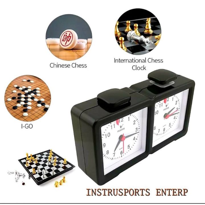 Chess Clock Quartz Electronic Analog Chess Clock Count Up - Count Down ...