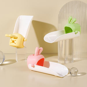 Rabbit Childrens Cartoon Faucet Extender Anti splash Water Bathroom Kitchen Faucet Cute Rabbit Extender Anti splash