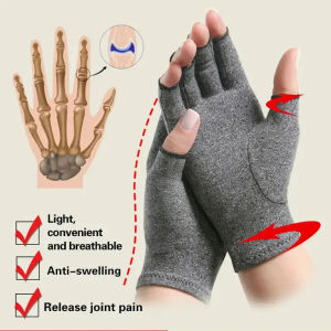 Pressure half-finger gloves Mens and womens joint protective gloves Outdoor fitness cycling gloves