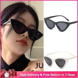 Cat Eye Sunglasses Women New Style European American Sunglasses Men Fashion Trend Retro Small Frame