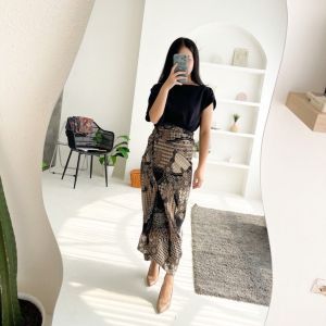 Rok Lilit Batik Murah Terlaris / Rok Pasangan Kebaya / Rok Panjang Muslimah / Rok Lilit Plus Ring Motif