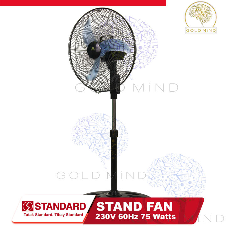 Standard Electric Fan Stand Fan 18 inches Banana Type Plastic Blade