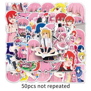 50PCS BOCCHI THE ROCK ! Anime Kawaii Pink Girl Cute Sticker Cartoon Guitar Car Laptop Motorcycle Phone Kid Toy Sticker