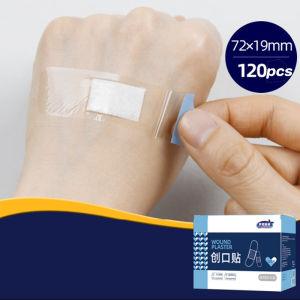 【Annjolie】พลาสเตอร์ปิดแผล กันน้ํา 120ชิ้น/กล่อง ไม่หลุดง่าย พลาสเตอร์ยาใส