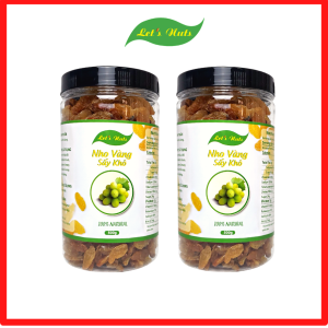 1kg nho vàng Ấn Độ sấy khô không đường Lets Nuts quả ngọt thanh tự nhiên SUSUTOSHOP