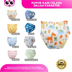 POPOK KAIN CELANA DALAM KARAKTER CLODI DIAPERS TRAINING PANTS