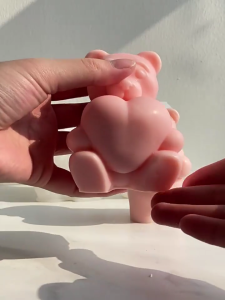 3D hình gấu khuôn silicon cho DIY làm bằng tay đồ trang trí khuôn thủ công mỹ nghệ công cụ làm khuôn nướng