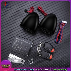 Vodool Bluetooth Speaker Stereo Amplifier Classic Colors MP3 FM Radio Motorcycle Anti Theft Alarm Ordinary Layout