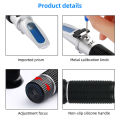 0-100‰ Salinity refractometer 1.000-1.070SG Salinity Seawater salinometer ATC refractometer Dual Scale Specific Gravity & Salt Percent. 