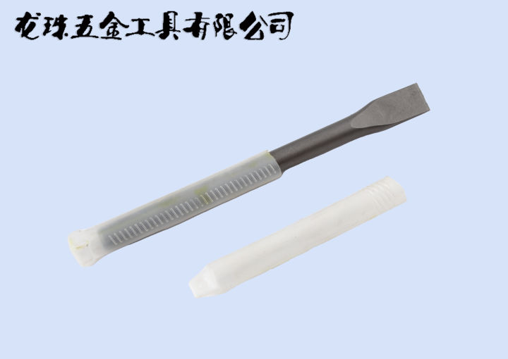 Five pit flat chisel, used for drilling holes in concrete, red brick