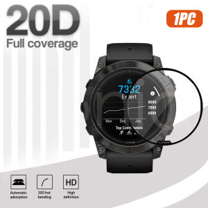 Zionia 1PC 20D HD Full Screen Curved Edge Full Coverage Protector Film for Garmin Fenix 8 E 7X 7 7S 6X 6 6S Sapphire AMOLED Solar 51mm 47mm 43mm Epix Pro Gen 2 42mm Descent G1 Tactix 7 Instinct 3 E 50mm 45mm 40mm 2X 2 2S Tactical