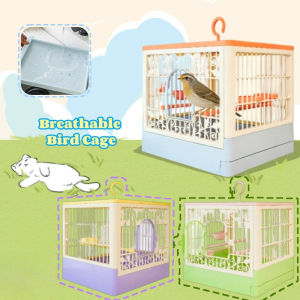 Breathable Bird Cage Spacious Outdoor Viewing Cage Parrot Villa Bird Walking Artifact Pet Supplies