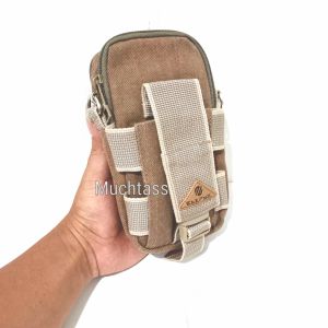 Tas HpTactical Bahan Kanvas 7 inchi Bisa Di Pakai Di SabukTas Selempang Pria Slingbag