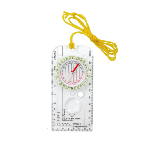Acrylic Compasses Ruler Portable Orienteering Compasses Outdoor Navigation Compasses for Camping Hiking Backpacking