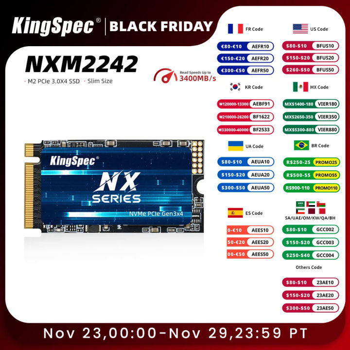 KingSpec M 2 SSD M2 NVME 120 GB 240 GB 512GB 1TB Ssd M.2 PCIe 3.0 Drive ...