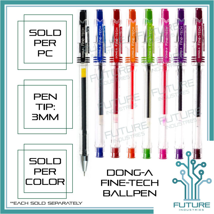 Dong-A Fine Tech Sign Pen Fine Tech Refill Ballpen Ballpens Ballpen ...