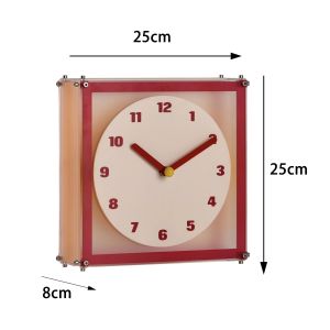 Sacesr Nordic Creative Double-sided Wall Clock Modern Design Square Corner Clock Living Room High-end Home Decor reloj de pared FYWC Z4K2H