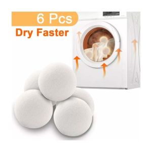 Wool Dryer Ball Clothes Drying Washing Ball Wool Dryer Ball Washing Machine Accessorie6PCS