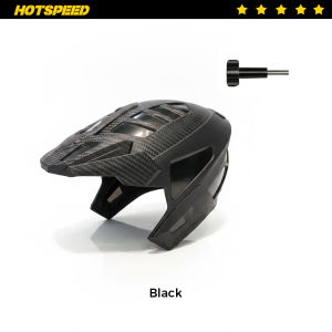 HOTSPEED Motorcycle Phone Holder Helmet Sunshade Cover Carbon Style Anti-Glare Light Rain Shield