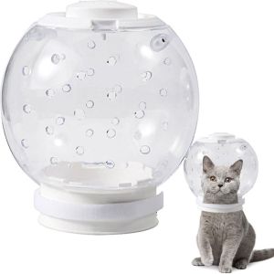 SDFSF Breathable Cat Muzzle Anti Licking Protective Pet Grooming Hood Round Safety Kitten Helmets Bathing