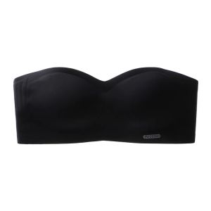 INTIMA 【tali telus percuma】 Bra tak bertali bahu untuk wanita lancar tanpa wayar Push Up pakaian dalam pakaian dengan pad nipis cawan penuh Bralette Anti lincir parti penggunaan harian